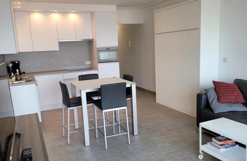 Middelkerke Apartment | Studio 105 op zeedijk met frontaal zeezicht 1ste verdiep