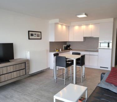Middelkerke Apartment | Studio 105 op zeedijk met frontaal zeezicht 1ste verdiep