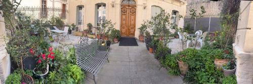Beziers City Centre Apartment | Studio 30 m2 avec jardin dans maison de maître