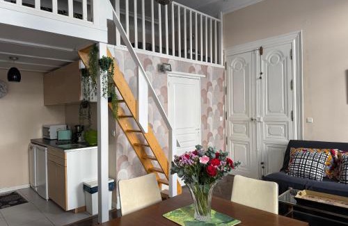 Beziers City Centre Apartment | Studio 30 m2 avec jardin dans maison de maître