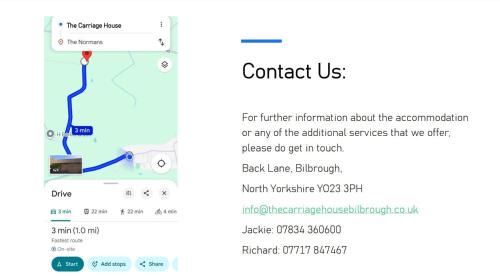 Bilbrough Apartment | Studio 3B The Carriage House York 6m Village Location