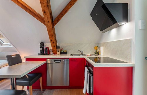 Neuenweg Apartment | Studio Apartment 'Dachgeschosswohnung' with Shared Terrace, Shared Garden and Wi-Fi