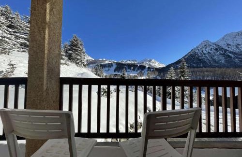Montgenevre Apartment | Studio avec balcon à Montgenèvre, animaux acceptés - FR-1-330D-35