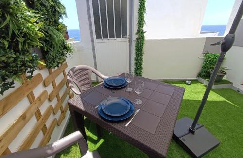 Guimar Apartment | Studio avec terrasse et vue mer