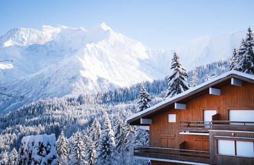 Saint-Gervais-les-Bains Apartment | Studio cabine Au Loup Blanc avec vue Mont Blanc