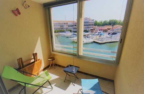 Saint-Cyprien Plage Apartment | Studio cabin with pool in Saint Cyprien Beach Les Capellans 4 people