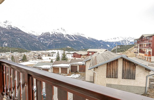 Aussois Apartment | Studio Cabin 3 pers, 22m², Southwest with Balcony