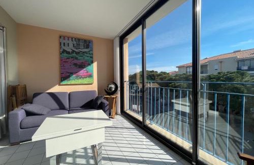 Argeles-sur-Mer Apartment | Studio Cabine au Port d'Argelès - Loggia, Parking Privé, Ascenseur - FR-1-309-416
