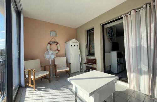 Argeles-sur-Mer Apartment | Studio Cabine au Port d'Argelès - Loggia, Parking Privé, Ascenseur - FR-1-309-416