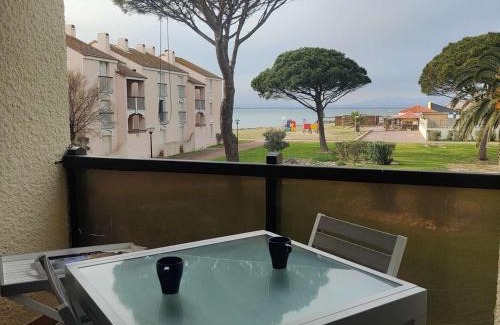 Le Barcares Apartment | Studio cabine climatisé avec wifi, piscine et parking à Coudalère - FR-1-195-112