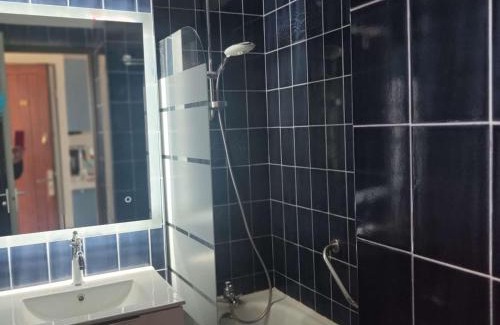 Le Barcares Apartment | Studio cabine climatisé avec wifi, piscine et parking à Coudalère - FR-1-195-112