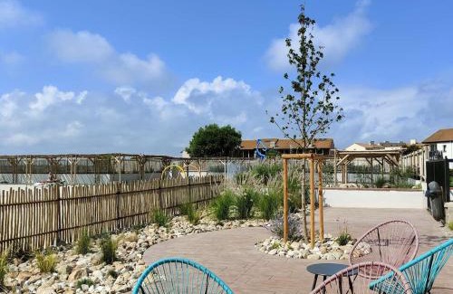 Le Barcares Apartment | Studio cabine climatisé avec wifi, piscine et parking à Coudalère - FR-1-195-112