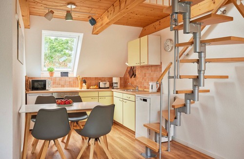 Fehmarn Apartment | Studio flat with distant views and fireplace