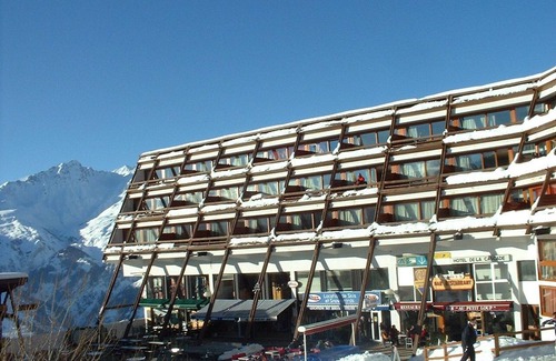 Arc-1600 Apartment | Studio for 4 in Arc 1600, 50m from slopes, balcony, TV