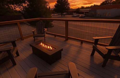 Pickens Apartment | Studio in the Heart of Pickens Roof top Deck & Fire pit