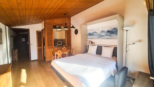 La Clusaz Apartment | Studio les Granges - Vue montage et village, Centre la Clusaz - AravisTour