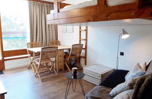 Arc-1800 Apartment | Studio lumineux au pied des pistes, balcon Sud-Ouest, Wi-Fi gratuit, 4 pers, Arc 1800 - FR-1-346-391