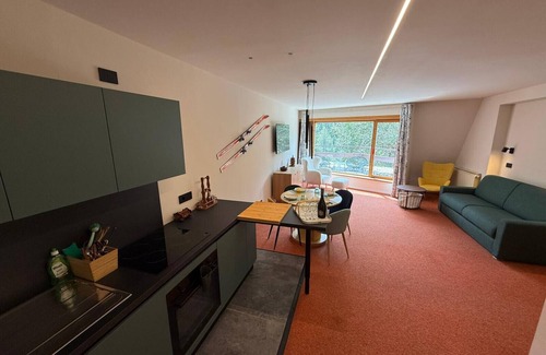 Gressan Apartment | Studio 'Ma Chérie-Lumière' with Mountain View and Balcony
