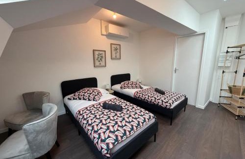 Clermont-Ferrand Apartment | Studio Montferrand Twin 2pers 2 lits simples
