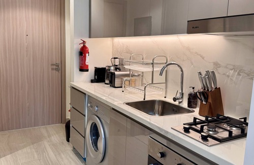 Nad Al Sheba Apartment | Studio next Dubai Mall with pool