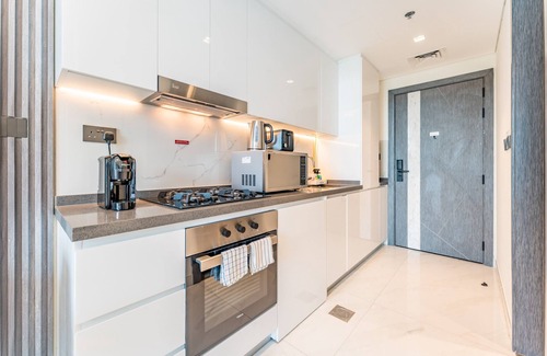 Al Barsha Apartment | Studio Overlooking Community and Pool, Near Dubai Butterfly Garden