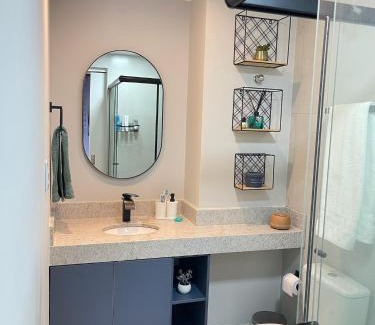 Lago Norte Apartment | Studio Premium - Perto de Tudo - Vista Livre - Estacionamento privativo e Portaria 24h - Wi-Fi 600mbps