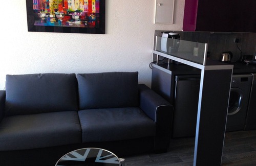 Cap d'Agde Apartment | STUDIO RENOVATED WITH VIEW ON BOATS FOR 4 PEOPLE