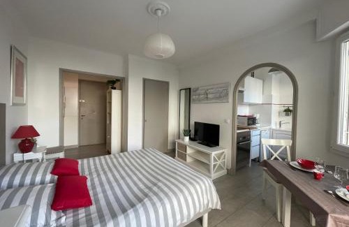 Riou - Petit Juas - Av de Grasse Apartment | Studio Terrasse