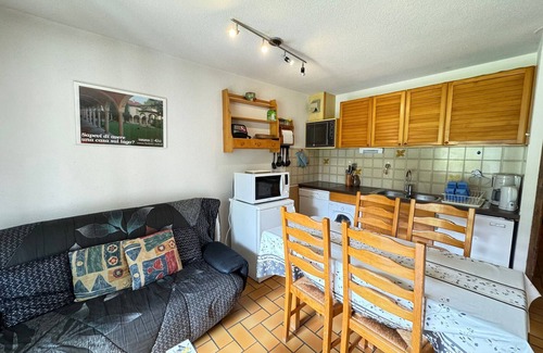 Monetier-les-Bains Apartment | Studio with balcony for 4 pax, near slopes and shops