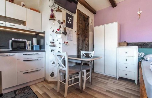 Srednja Vas v Bohinju Apartment | Studio with Garden View