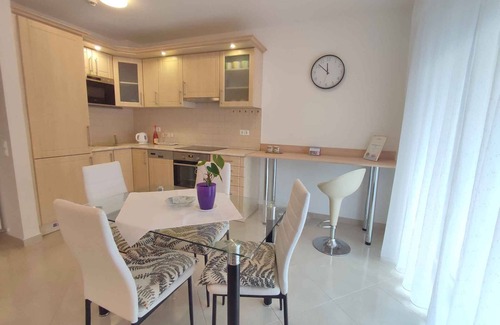Siofok Aranypart Apartment | Studio with air conditioning and car park directly on the shore