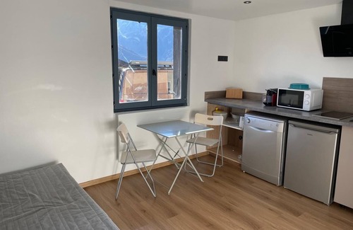 Les Chapelles Apartment | Studio with breathtaking view of Les Arcs