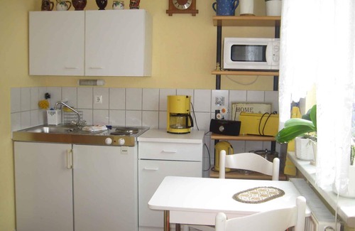 Kamminke Apartment | Studio with covered terrace and barbecue