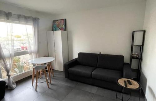 Le Barcares Apartment | Studio with pool on the seafront