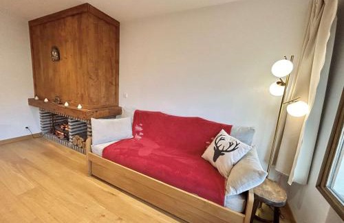 Megeve Apartment | Studios + Cabine à Megève, 4 Couchages, 500m des Remontées, Balcon Sud, Parking Inclus - FR-1-597-34