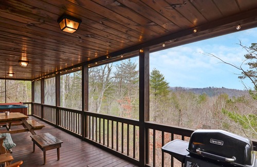 Blue Ridge Cabin | Stunner in ASKA! 🐶friendly 🌄views-Ask About Weekly Discount