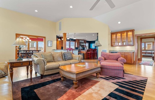 Corolla House | Stunning 6 Bedroom Home w/Private Pool and hot tub. Access to Resort Amenities w/Seasonal Beach Trolley