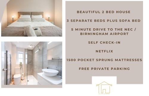 Marston Green Apartment | Stunning Abode 5 min from NEC & BHX, Pets Allowed
