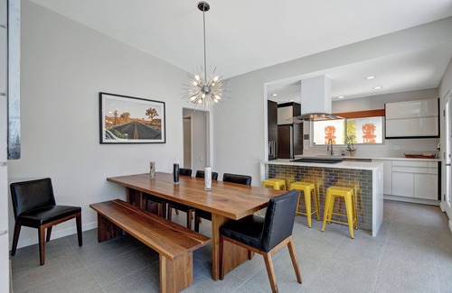 Palm Springs House | Stunning Dog-Friendly Retreat With Private Pool, Fireplace, BBQ and More