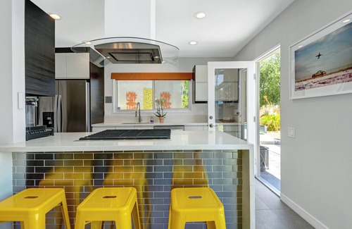 Palm Springs House | Stunning Dog-Friendly Retreat With Private Pool, Fireplace, BBQ and More
