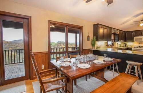 Banner Elk House | Stunning Expansive Mountain Views-5BR4BA ,19 Private Acres, Hot Tub, Pool Table