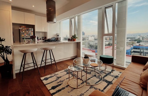 Hipodromo Condesa Condo | Stunning luxury apt w/breathtaking 360º city views, rooftops, pool, gym, sauna
