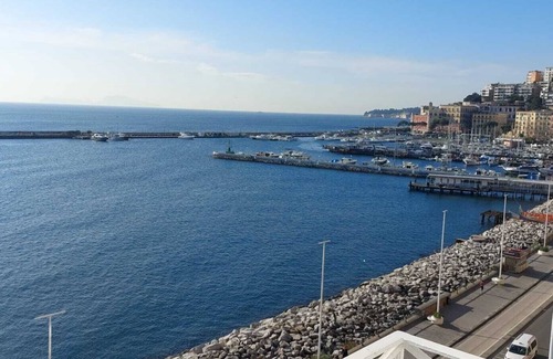 Chiaia House | Stunning luxury vacation home on the Naples waterfront with sea and Vesuvius views