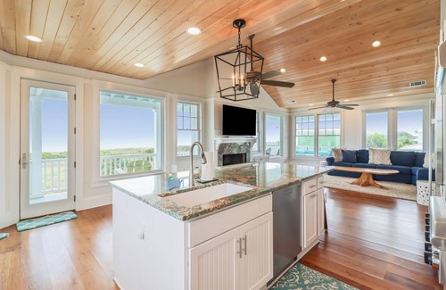 Tybee Island House | Stunning Oceanfront Retreat | Private Pool & Beach Access