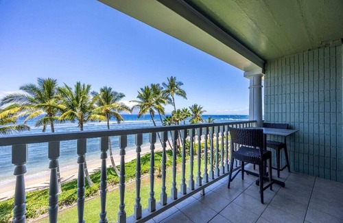 Historic Lahaina Front Street Condo | Stunning Oceanfront Maui Condo, Steps to Beach, Unbeatable Views & Relaxation!