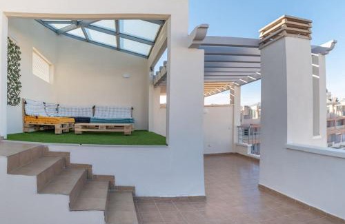 Puerto Rey Apartment | Stunning penthouse terrace & pool * Free Parking