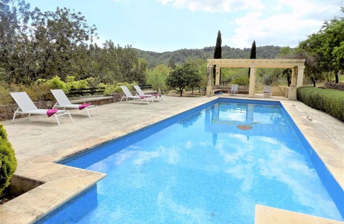 Esporles Villa | Stunning private villa for 10 guests with private pool, WIFI, A/C, TV, patio and panoramic view