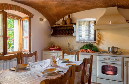 Santarello Villa | Stunning private villa with private pool, WIFI, A/C, patio, panoramic view, close to Montepulciano
