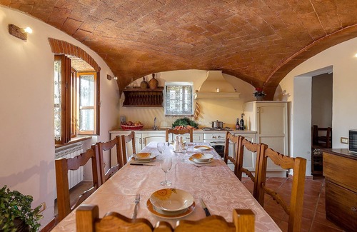 Santarello Villa | Stunning private villa with private pool, WIFI, A/C, patio, panoramic view, close to Montepulciano