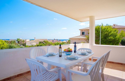 Cala Murada Villa | Stunning private villa for 8 guests with private pool, A/C, WIFI, TV, patio and panoramic view